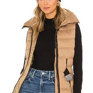 Alp N Rock Beige Quilted Puffer Vest